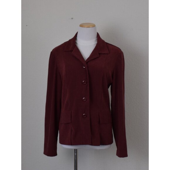 Vintage 90s Auburn Polyester/Spandex‎ Jacket size 12 - Picture 10 of 10